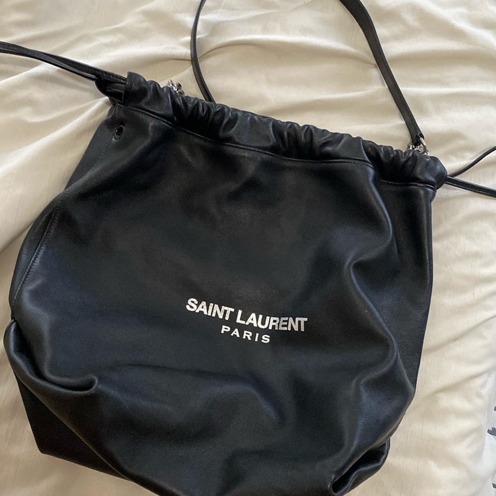 Saint Laurent YSL Teddy Drawstring Bucket Bag. Great condition!!!